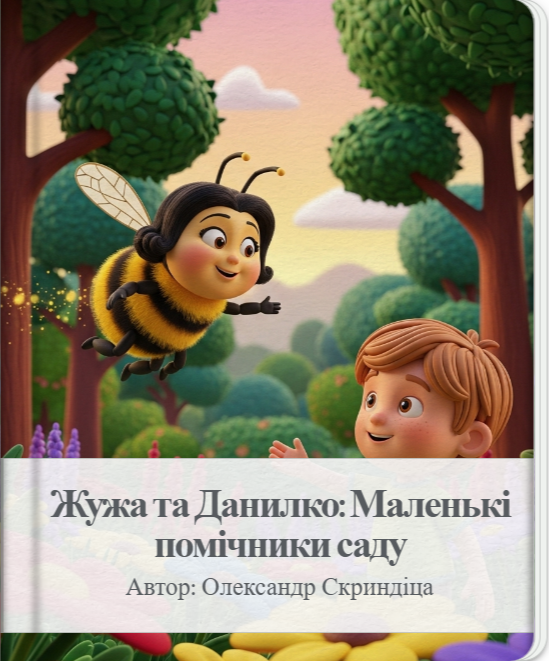 Обкладинка: Жужа та Данилко. Маленькі помічники саду